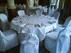 White Chair Covers White Organza Sash